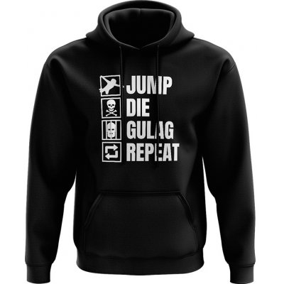 Call of Duty: Warzone mikina Jump Die Gulag Repeat – Zboží Dáma