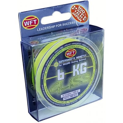 WFT Gliss KG 150m 0,14mm 8kg žlutá