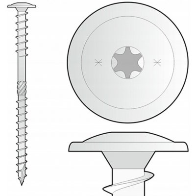 Vruty do dřeva DMX 8 x 330 mm 50 ks – Hledejceny.cz