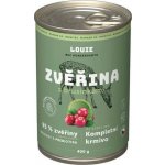 Louie Zvěřina s brusinkami a prebiotiky 400 g – Zboží Mobilmania