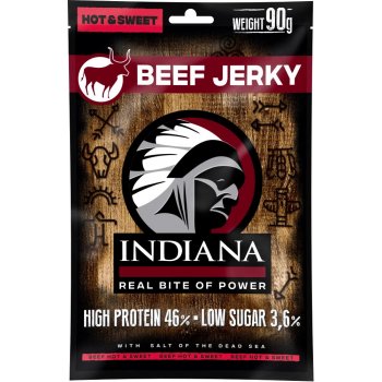 Indiana Beef Jerky 90 g Hot and Sweet