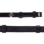 QHP Otěže PresTeq se zarážkami černé – Zboží Dáma