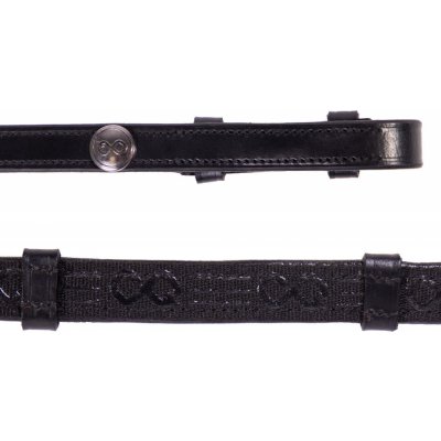 QHP Otěže PresTeq se zarážkami černé – Zboží Dáma