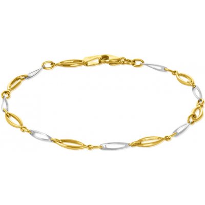 Gemmax Jewelry dvoubarevný elegantní zlatý GLBCN183014