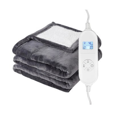MG Heat Blanket vyhřívací deka 120 x 160cm šedá – Zboží Mobilmania