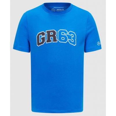 Pánské tričko Mercedes AMG Petronas F1 GR63 modré – Hledejceny.cz