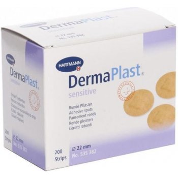 HARTMANN DERMAPLAST náplasti Soft kulaté průměr 22mm 200ks