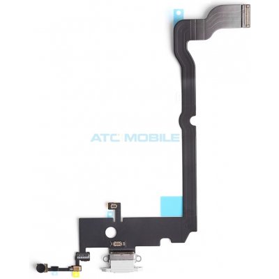 iPhone Xs Max flex nabíjecího konektoru šedý, originální – Zboží Živě