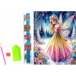 Norimpex Diamantové malování na plátně Zimní víla 23 x 30 cm – Sleviste.cz