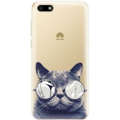 Pouzdro iSaprio - Crazy Cat 01 - Huawei Y5 2018 – Zboží Mobilmania