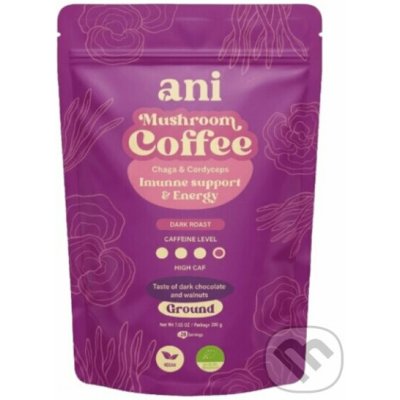 ANi Mushroom Coffee Imunne suport & Energy zrnková 0,2 kg – Hledejceny.cz