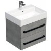 Koupelnový nábytek SAT SAT Cube Way 60x71x46 cm beton mat - CUBE46C603BESAT