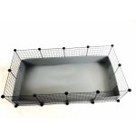 C&C Modulární klec stříbrná 4 x 2 145 x 75 cm – Zboží Dáma
