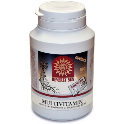 Multivitamin min.ženšen+koen.Q10 100 tablet – Hledejceny.cz