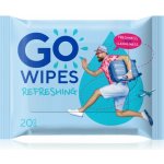 GoWipes Osvěžující vlhčené ubrousky s antibakteriálním účinkem a D-panthenolem 20 ks – Sleviste.cz