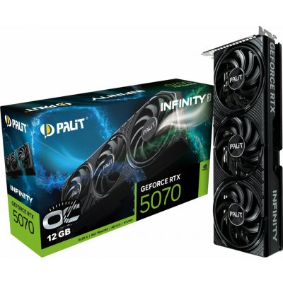Palit GeForce RTX 5070 Infinity 3 12GB OC NE75070S19K9-GB2050S – Zboží Živě