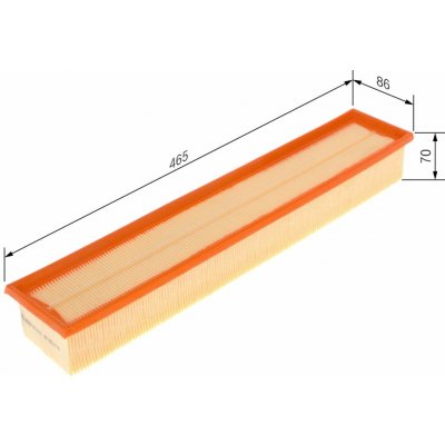 Vzduchový filtr BOSCH 1 457 433 522 – Hledejceny.cz