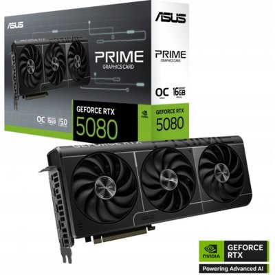 Asus PRIME GeForce RTX 5080 16GB OC 90YV0LX0-M0NA00 – Zboží Živě
