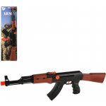 Teddies Pistole samopal ARMY plast 52cm na natažení na kartě 15,5x53x3cm 00850850-XG – Sleviste.cz