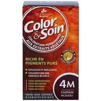 Color & Soin barva na vlasy 4M mahagonová hnědá 135 ml