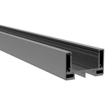 umakov-cz Set hliníkového plotového adaptéru MODEL46 pro plotové žaluzie, 1200 mm – Antracit RAL 7016 – Hledejceny.cz