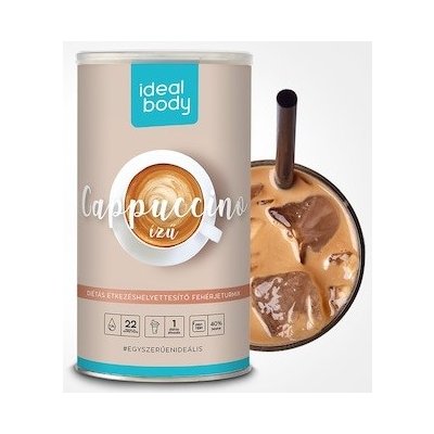 Turbo Diéta® Cappuccino bílkovinný prášek s enzymy 525 g