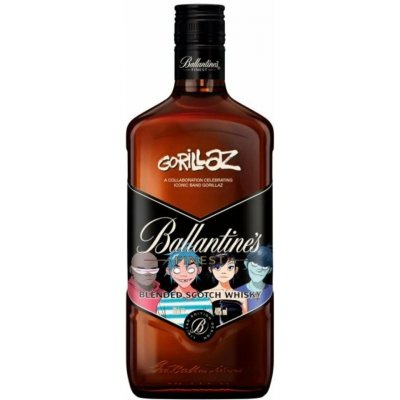 Ballantine‘s Finest Gorillaz Edition 40% 0,7 l (holá láhev) – Zboží Dáma