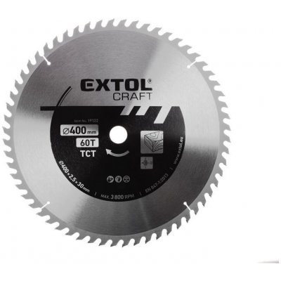 Extol CRAFT 19122 Pilový kotouč 400 x 30 x 3,8 mm, 60z – Zbozi.Blesk.cz