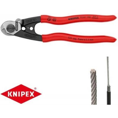 Knipex 95 61 190 Nůžky na dráty a drátěná lana 190 mm – Zbozi.Blesk.cz