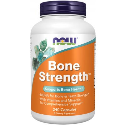 Now Foods Now Bone Strength silné kosti 240 kapslí – Hledejceny.cz