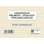 Optys 1322 Univerzální pokladní doklad A6 50 listů samopropisovací – Zboží Živě