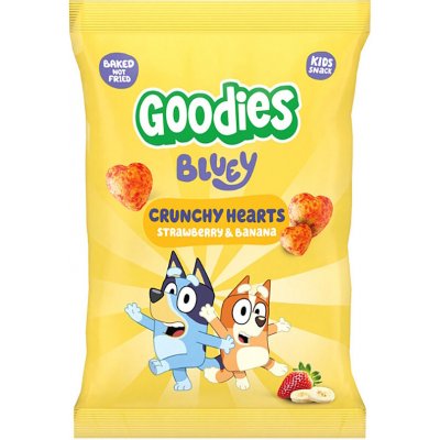 Goodies Bluey Křupky srdíčka banán & jahoda 30 g – Hledejceny.cz