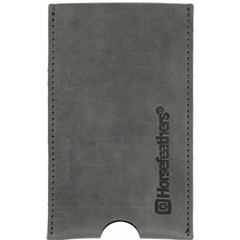 Pouzdro HORSEFEATHERS FLYNN Phone case brushed šedé