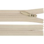 Spirálový zip skrytý YKK No 4 délka 65 cm, střední, 572 béžová nejsv. – Hledejceny.cz
