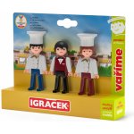 EFKO IGRÁČEK TRIO Vaříme set 3 figurky s doplňky – Zboží Dáma