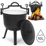 MultiGarden EVK10L Litinový kotlík smaltovaný 10 l se stojanem – Sleviste.cz
