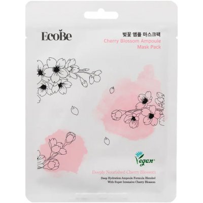 Ecobe Pleťová maska Cherry Blossom Ampoule 25 ml – Zboží Dáma