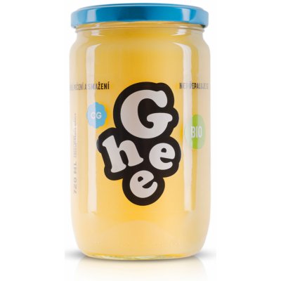 České Ghíčko Ghee přepuštěné máslo BIO 720 ml – Zboží Dáma