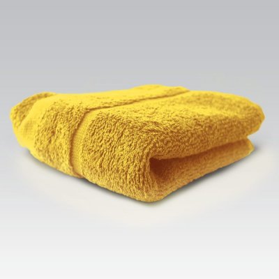 Dobrý Textil Malý ručník Economy Žlutá | 30 x 50 cm