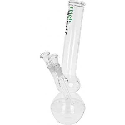 HIGH SOCIETY Skleněný bong Double 36cm – Hledejceny.cz
