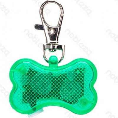 Nobleza LED přívěsek pro psa kostička 4,7 cm Zelená – Hledejceny.cz