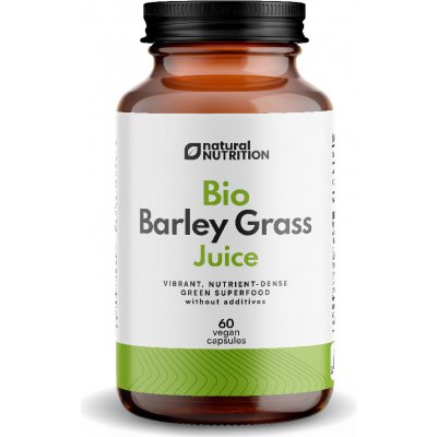 Natural Nutrition Organic Barley Grass Juice kapsle 60 kapslí