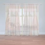 Sablio Záclony Růžovošedé jehlany: 2ks 150x250cm – Hledejceny.cz