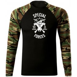 Force WARAGOD Fit-T tričko s dlouhým rukávem special woodland