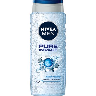 Nivea Men Pure Impact sprchový gel 500 ml – Zbozi.Blesk.cz