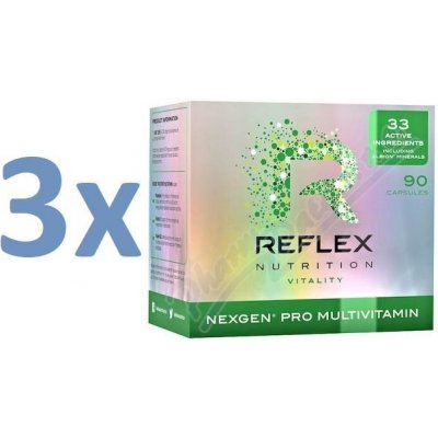 Reflex Nutrition Nexgen Pro Sports Multivitamin 3 x 90 kapslí