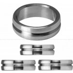Mission Kroužky na násadky F-Lock titanium stříbrné – Zboží Dáma