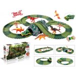 ALLTOYS Variabilní dráha s dinosaury a tunelem 144 dílů – Zboží Dáma