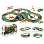 ALLTOYS Variabilní dráha s dinosaury a tunelem 144 dílů – Zbozi.Blesk.cz