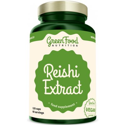 GreenFood Nutrition Reishi extract 120 kapslí – Hledejceny.cz